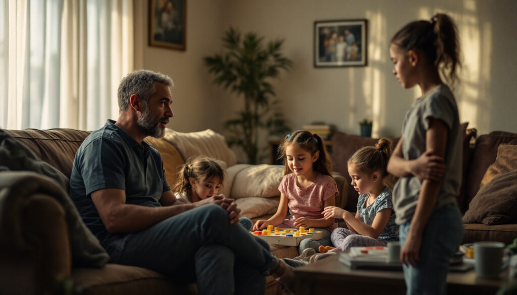 découvrez les défis et réalités d'être acteur dans une famille recomposée avec trois filles, entre gestion des relations, adaptation et construction de liens forts.
